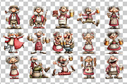 Oktoberfest Seniors PNG Clipart, a Seasonal Illustration by Nicolle's Colorful Art (Thumbnail 3 of 5)