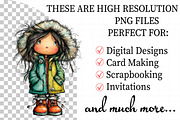 Winter Girl Clipart, an Illustration by Daily.Designs (Thumbnail 2 of 5)