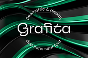 Grafita — display sans serif, a Sans Serif Font by Slava Antipov (Thumbnail 1 of 12)