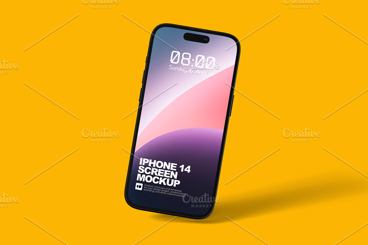 Iphone 14 Screen Mockup, an iPhone Mockup by Aprndy85 (Photo 5 of 6)
