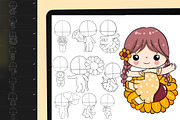 500+ Chibi stamp brushes, Chibi body, a Brush Add-On by DrawingStoryShop (Thumbnail 4 of 10)