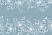 Seamless floral blue pattern., a Pattern Graphic by Shop seamless patterns (Thumbnail 3 of 7)