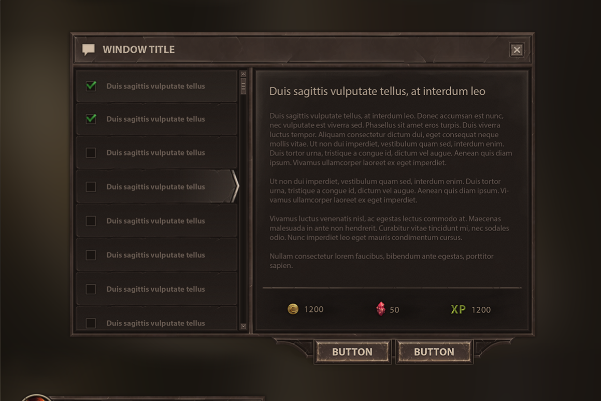 Burnblade UI, a Graphic by EvilSystem (Photo 6 of 11)