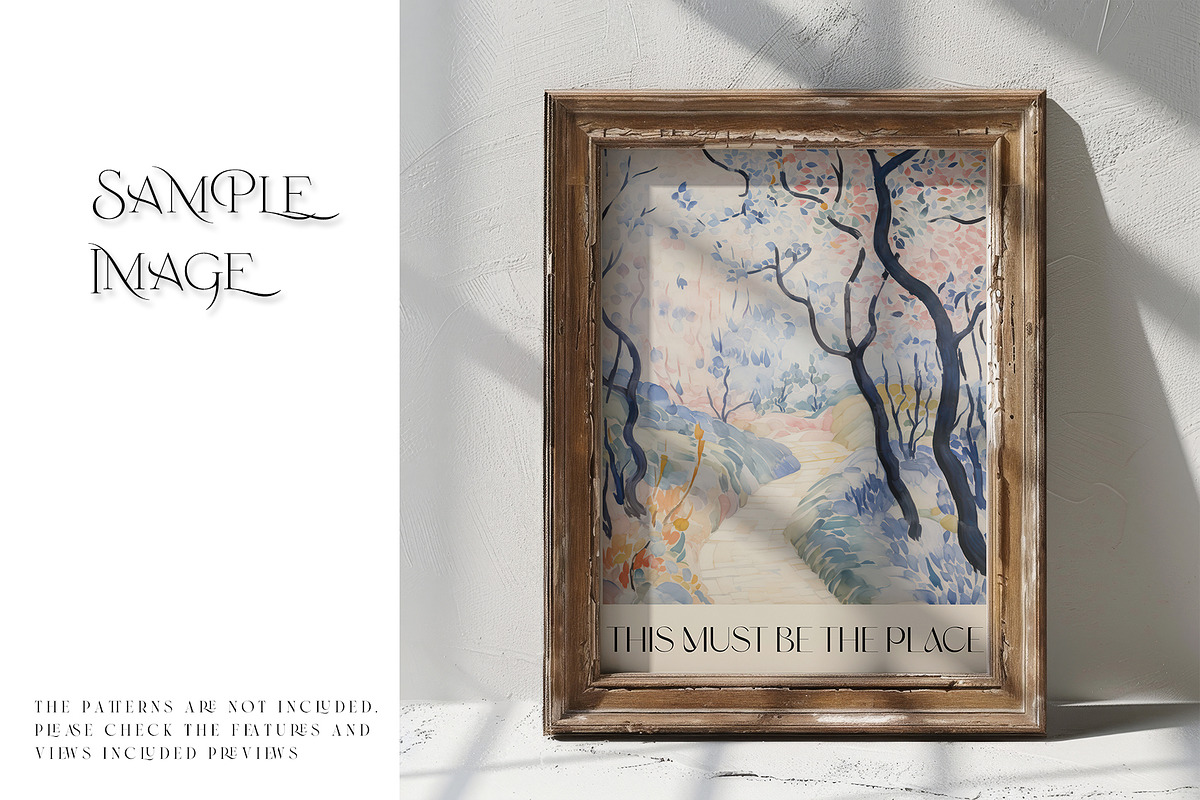 Vintage Frames Mockups Various Sizes, a Household Mockup by mock-ups (Photo 8 of 9)