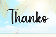 Beach Summer | Script Font, a Handwritten Font by Scratchones (Thumbnail 8 of 8)