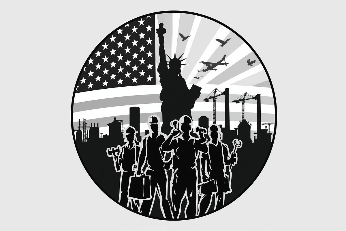 Worker Silhouette Vector Set, an Illustration by musafir_fashion (Photo 10 of 21)