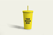 Soda Cup Mockup, a Product Mockup by PixelWink (Thumbnail 3 of 3)