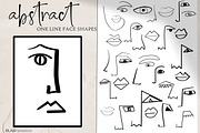 Abstract shape  Oneline art clipart, a Decorative Illustration by LABFcreations (Thumbnail 5 of 15)