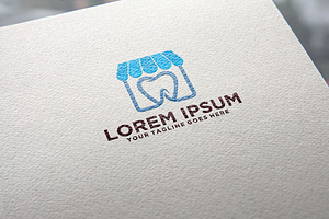 Dental Market logo idea, a Branding & Logo Template by REDVY CREATIVE
