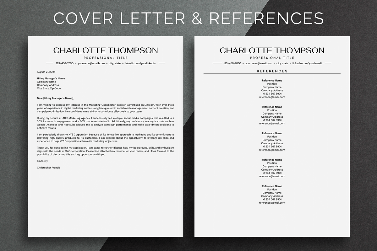 ATS Resume Template Google Docs, a Resume Template by bonadigitals (Photo 3 of 5)