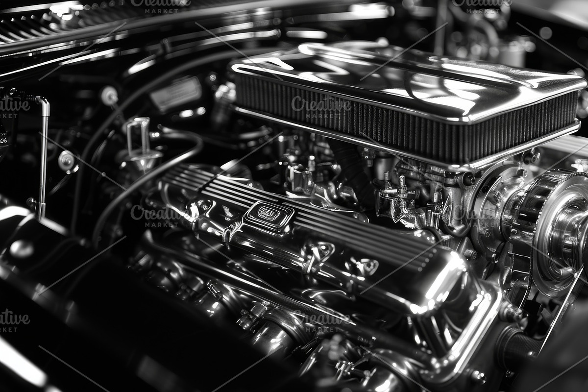55 Car engines, a Transportation Illustration by Handmadefont (Photo 10 of 56)