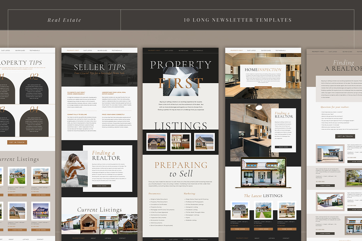 Real Estate Canva Newsletter, an Email Template by Marigold Studios (Photo 4 of 10)