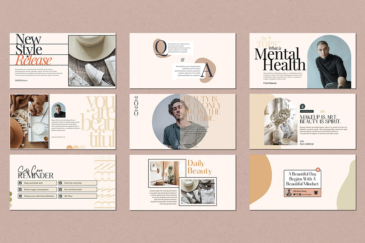 Insta Beauty Series Canva, a Social Media Template by Analogi Studio