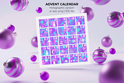 Holographic Christmas Geometric Set, an Object Graphic by Julie&Taily (Thumbnail 16 of 23)