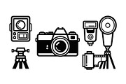 Camera Photography Vector Icon Bundl, an Illustration by Amazin_art (Thumbnail 30 of 51)
