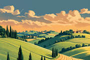 36 Italy-Themed Illustrations, a Background Graphic by h.utomo (Thumbnail 19 of 36)