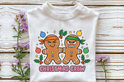 Christmas Crew Gingerbread Man PNG, an Illustration by CraftArtStudio (Thumbnail 3 of 4)