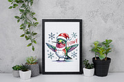 Funny Hummingbird F-Caw-F Christmas, an Illustration by Daily.Designs (Thumbnail 5 of 5)
