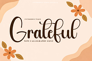 Grateful, a Handwritten Font by FreshTypeINK (Thumbnail 1 of 8)