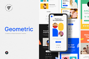 Modern Geometric Email Newsletter