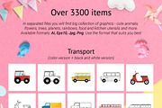 3309 in 1 Graphic Bundle, an Animal Illustration by Gulnara Sabirova (Thumbnail 14 of 15)