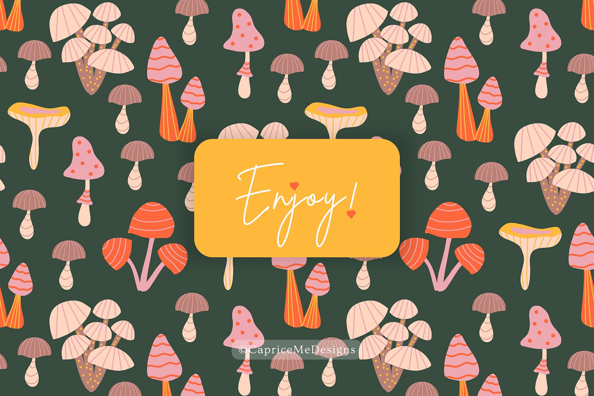 Cute cozy autumn graphics & patterns, a Seasonal Illustration by CapriceMeDesigns (Photo 24 of 24)