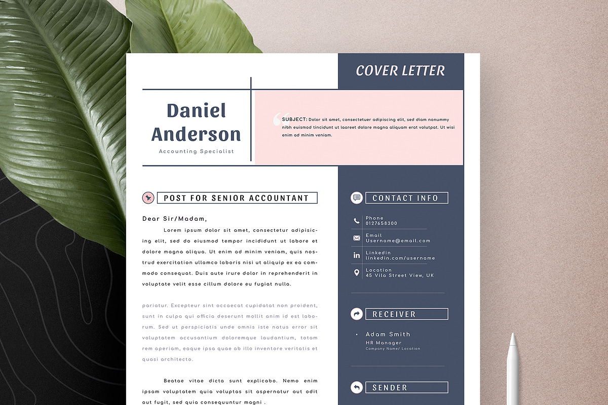 Resume Cv Template Word Apple Pages, a Resume Template by Tbunny (Photo 5 of 6)