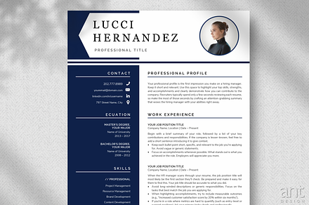 Modern Resume Template - The Lucci