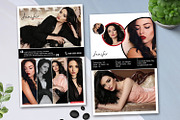 Model Comp Card Template, a Brochure Template by retrographix (Thumbnail 2 of 2)