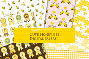 Cute Bee, Bee, Honey Bee, an Illustration by Mia's Graphic Design (Thumbnail 8 of 9)