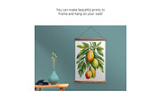 Watercolor Fruit Tree Branches Set 1, an Object Graphic by Kat's Artful Creations (Thumbnail 4 of 9)