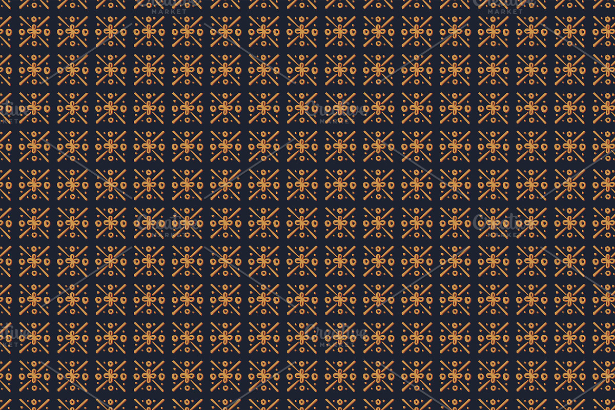 Set of patterns in ethnic style, a Pattern Graphic by Lyolya Profitrolya (Photo 2 of 6)