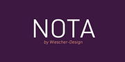 Nota, a Sans Serif Font by Wiescher-Design (Thumbnail 1 of 6)