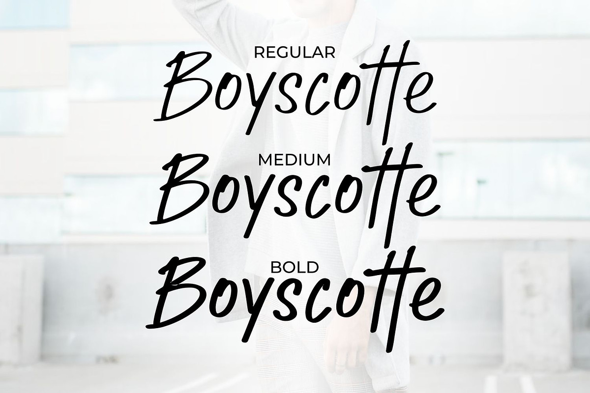 Boyscotte Mature Handwritten Font, a Script Font by TrimStudio (Photo 9 of 10)