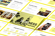 Minimalist Business Proposal, a Presentation Template by SquidPixey (Thumbnail 3 of 6)