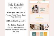 Boho Wix Website Store Template, a Wix Template by AdvertFox (Thumbnail 3 of 9)