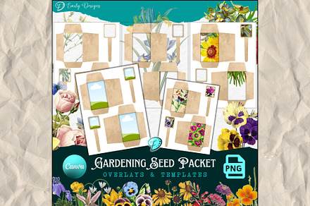 Gardening Seed Packet Templates