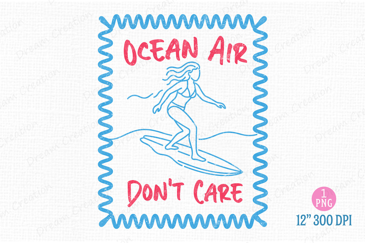 Summer Beach PNG Hand Drawn Line Art, an Illustration by Dream Creation (Photo 1 of 7)