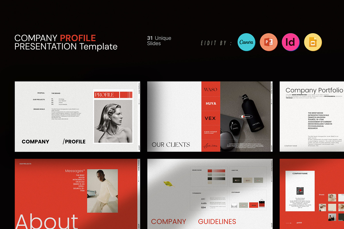 Company Profile | Pitch Deck, a Presentation Template by Studio Industry (Photo 2 of 11)