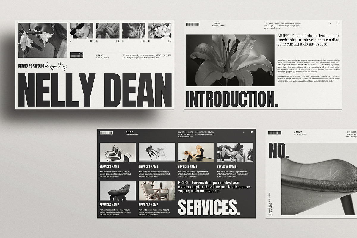 Brand Portfolio Presentation Template preview 5