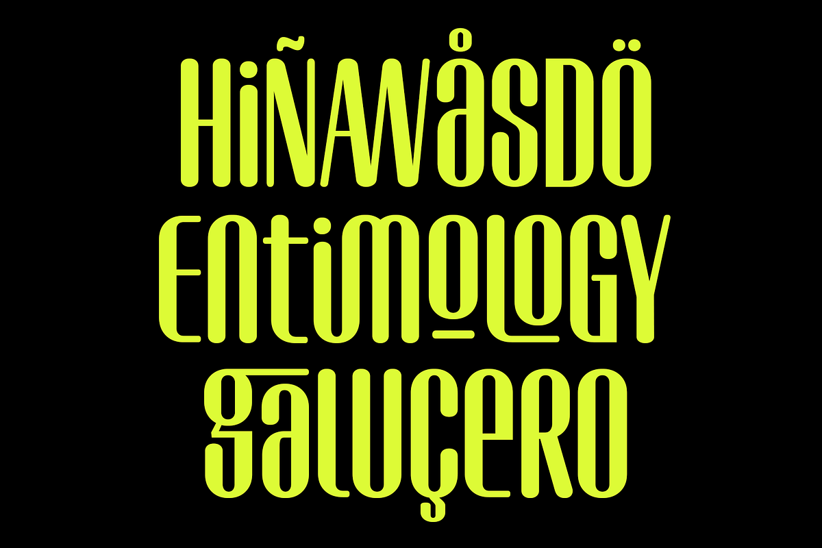 Olinkage – Modern Condensed Display, a Sans Serif Font by Haps Space (Photo 4 of 16)
