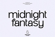 Midnight Fantasy - Unique Sans Serif, a Sans Serif Font by spectertype (Thumbnail 1 of 9)