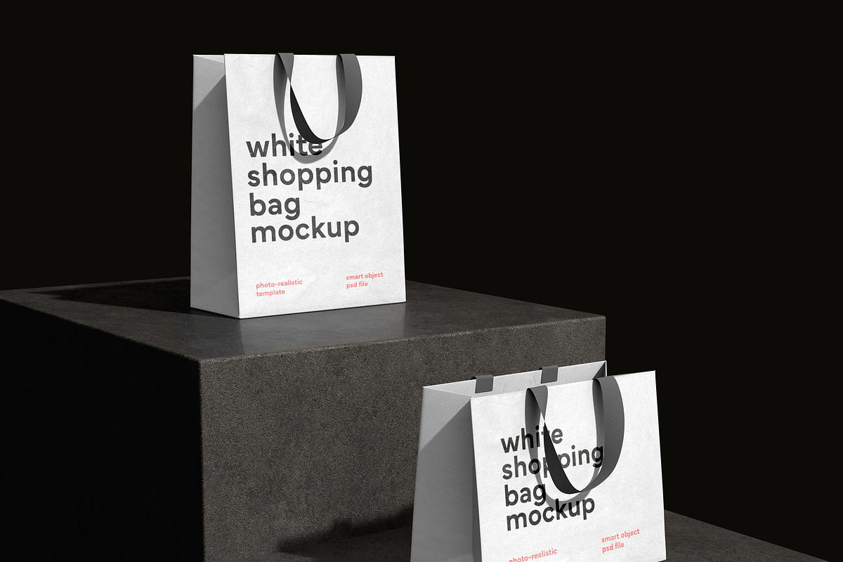 Shopping Bag Mockups, a Packaging Mockup by Graphicsfuel (Photo 9 of 21)