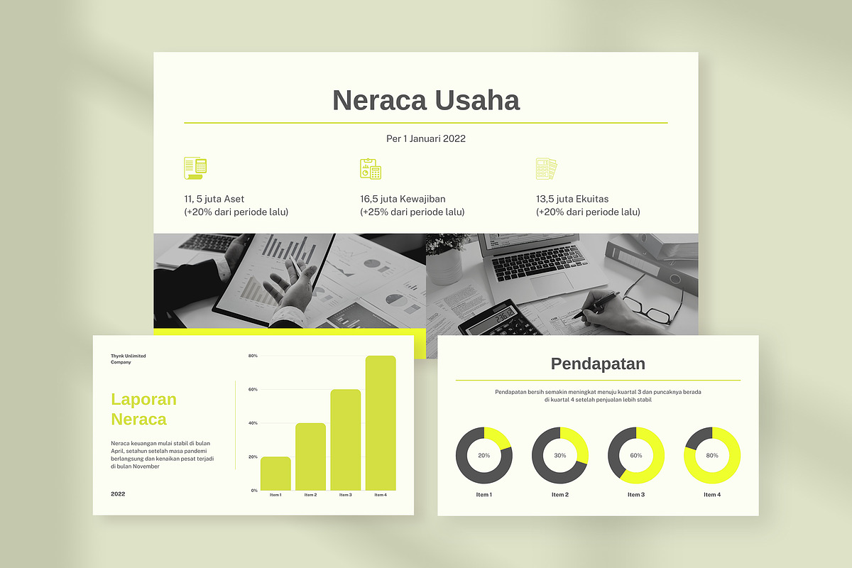 Modern Financial Report Presentation, a Presentation Template by peterdraw (Photo 5 of 6)