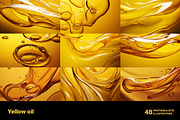 Yellow oil. 48 images, a Healthcare Illustration by Handmadefont (Thumbnail 11 of 12)