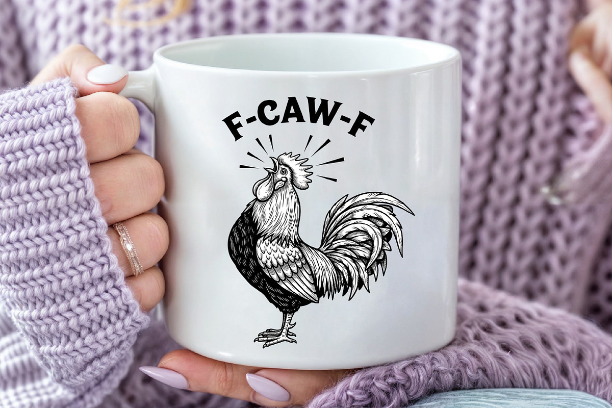 F-Caw-F PNG, an Illustration by Craft Nest (Photo 3 of 6)