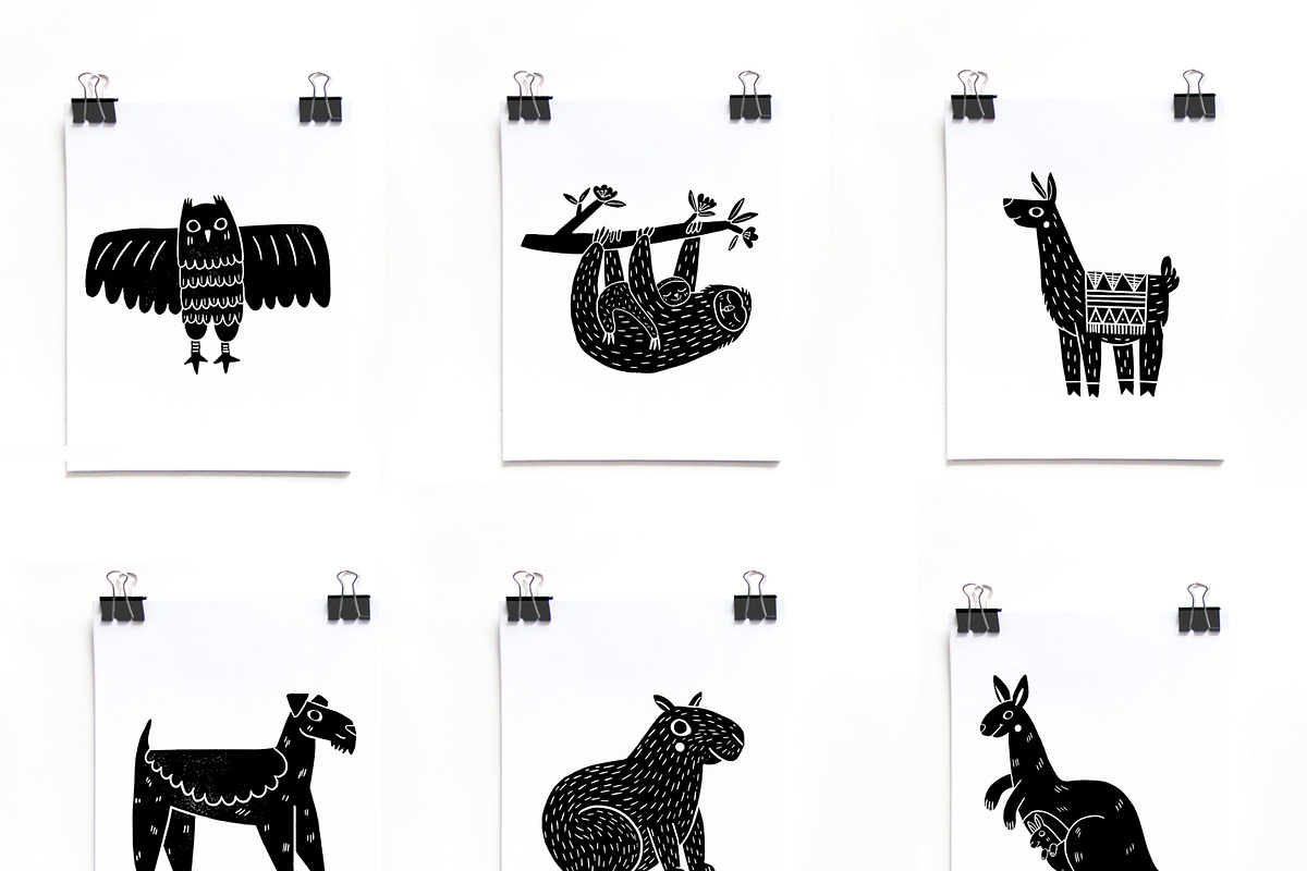 Cute animals pt 7, an Animal Illustration by Mii Lab (Photo 5 of 8)