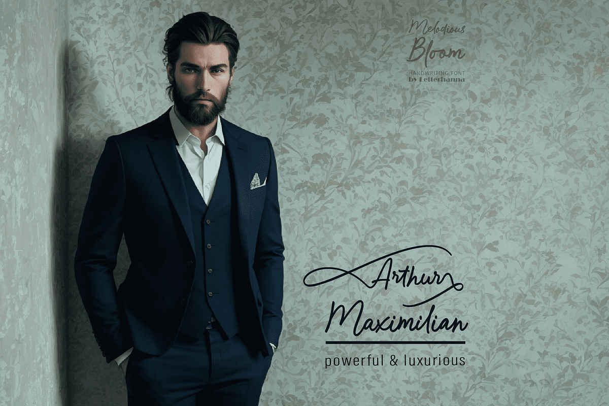 Melodious Bloom Font, a Handwritten Font by Letterhanna Studio (Photo 10 of 16)