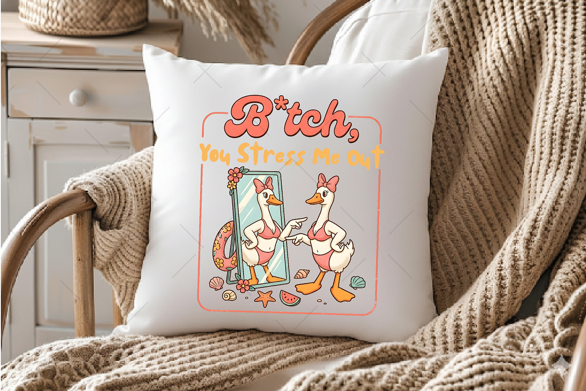 Funny Goose Bikini Mirror PNG, a Seasonal Illustration by OK Design (Photo 5 of 5)