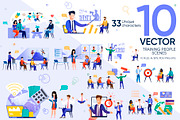 Training People Vector Scenes, a Landing Page Template by PavelVinnik (Thumbnail 1 of 3)